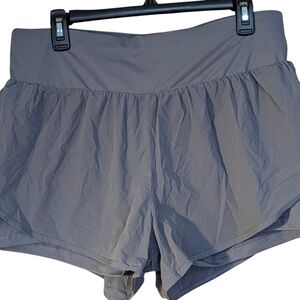 NWT Cadmus Activewear Shorts Women's Gray 2XL Athletic Running Workout Gym Rat